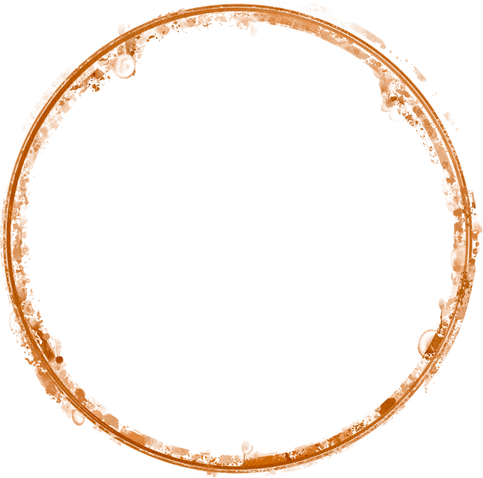 Circular Coffee Stain Mark